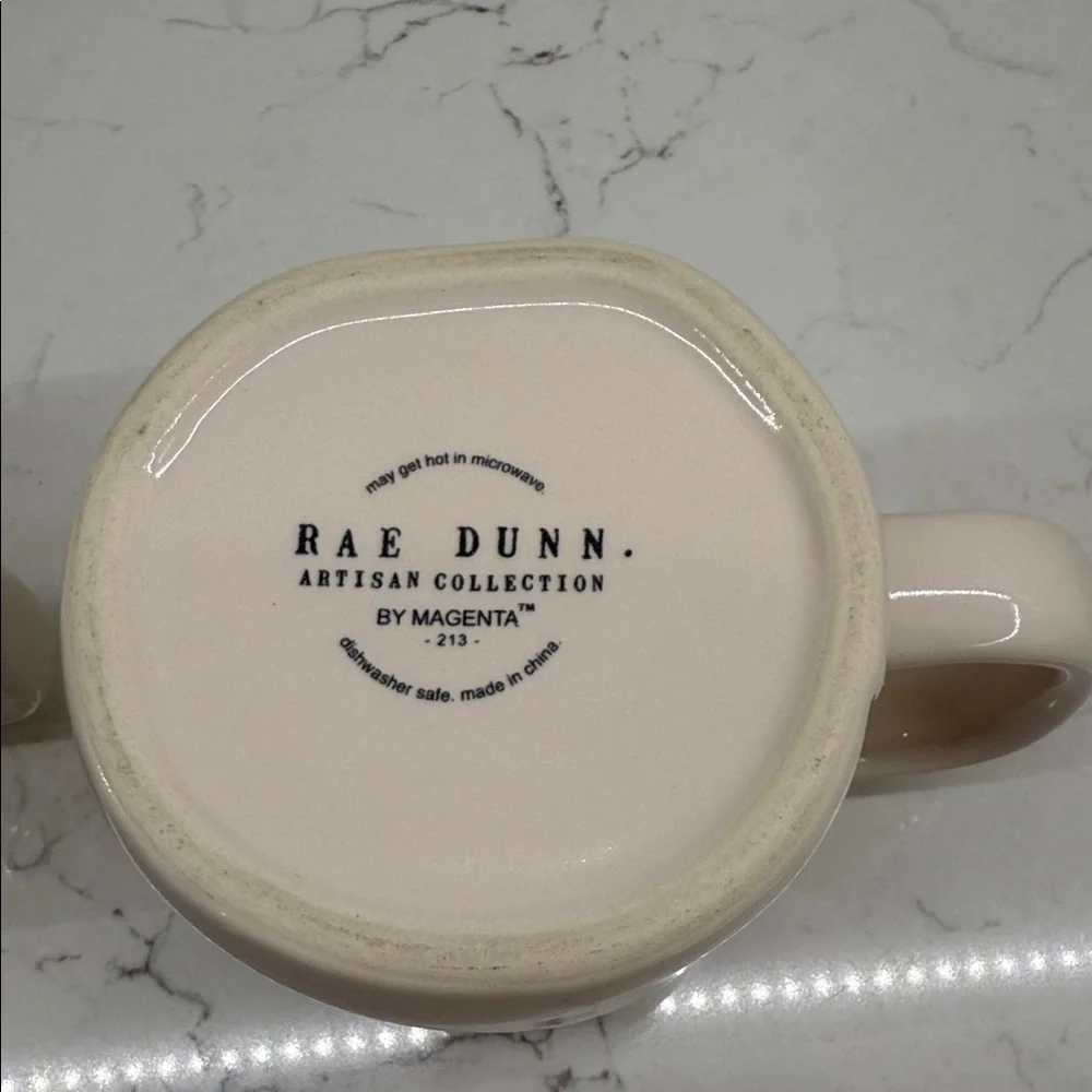 Rae Dunn Dog Dad & Dog Mom Artisan Collection Mugs - Picture 5 of 5